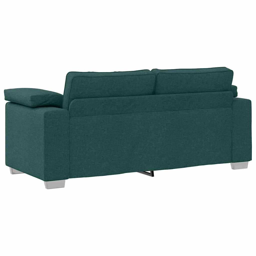 Canapea cu pernă Verde închis 180 x 77 x 82 cm țesătură GartenMobel Dekor