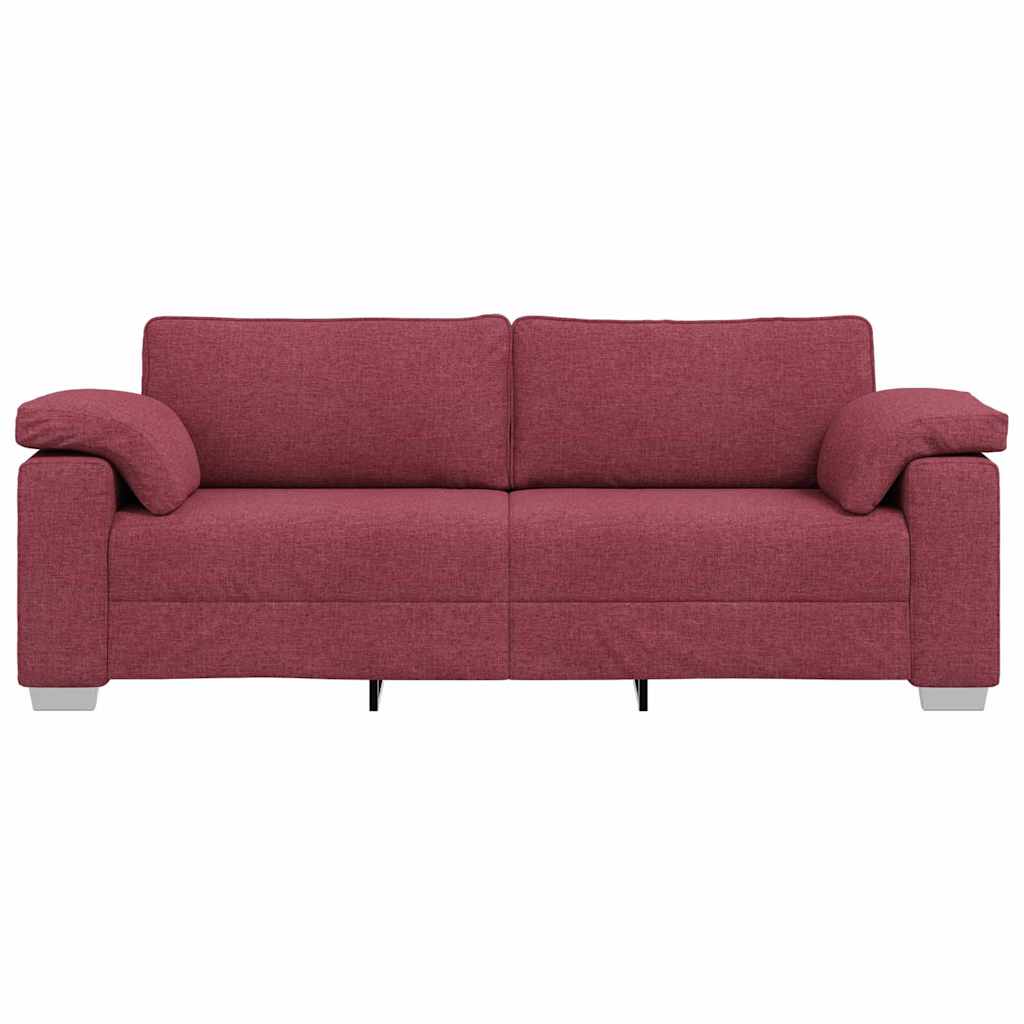 Canapea cu pernă bordo 219 x 77 x 82 cm țesătură GartenMobel Dekor