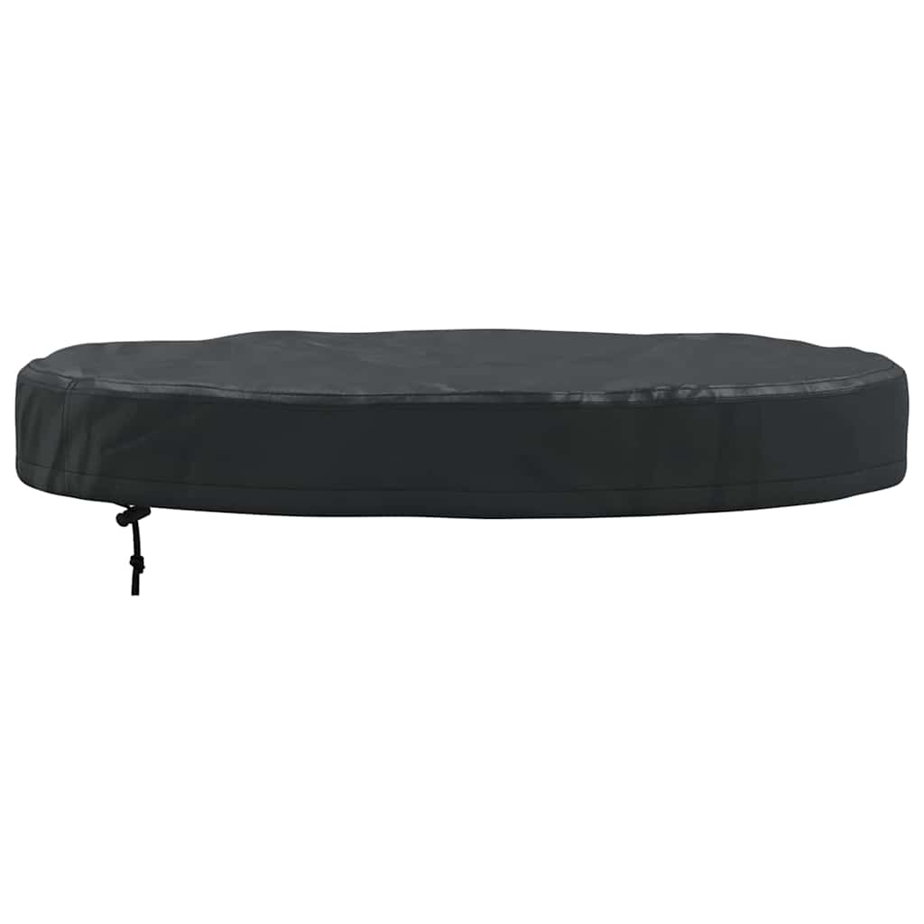 Husă pentru masă exterioară Negru 82 x 82 x 10 cm Material 600D GartenMobel Dekor