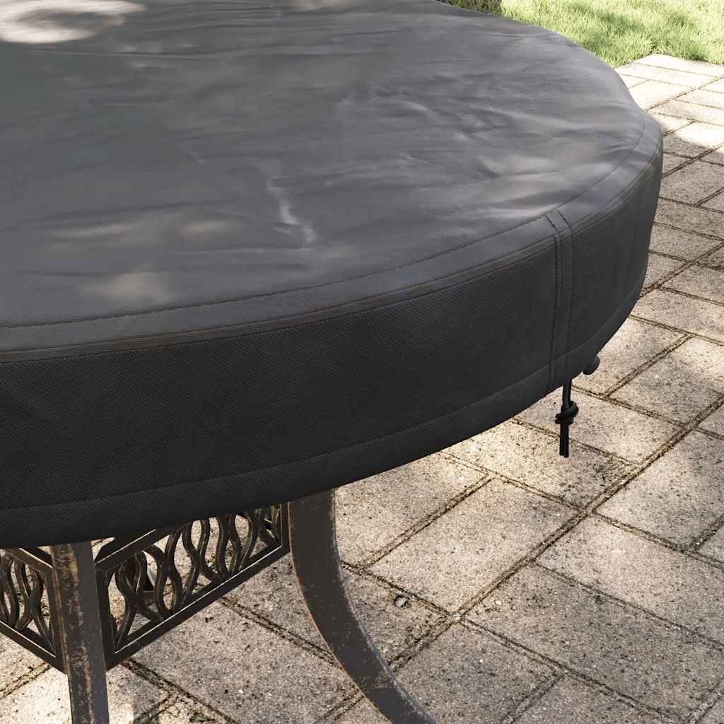 Husă pentru masă exterioară Negru 82 x 82 x 10 cm material 210D GartenMobel Dekor