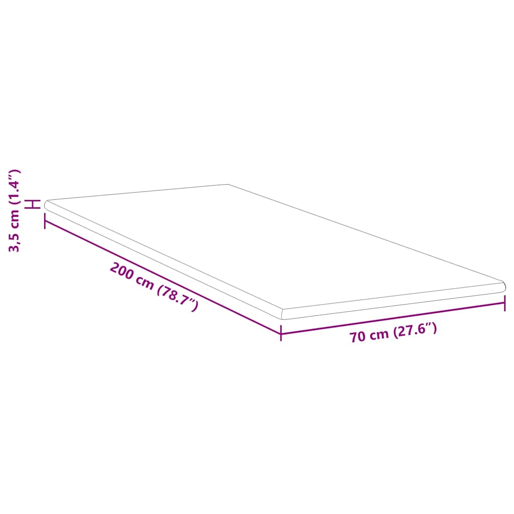 Păturile pentru saltea Alb 70 x 200 cm GartenMobel Dekor