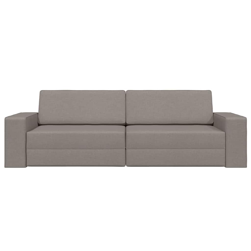 Canapea extensibilă de podea Gri taupe 245 x 78 x 77 cm GartenMobel Dekor