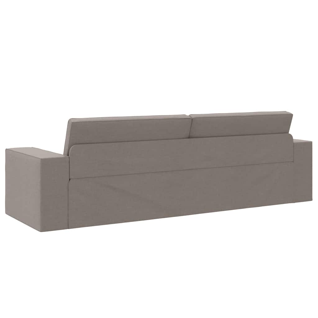Canapea extensibilă de podea Gri taupe 245 x 78 x 77 cm GartenMobel Dekor