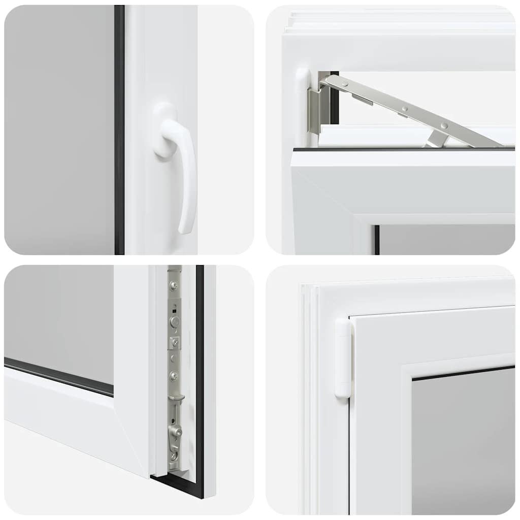 Fereastră de subsol „RISOR” 100x60 cm oscilo-batantă DIN dreapta, albă GartenMobel Dekor