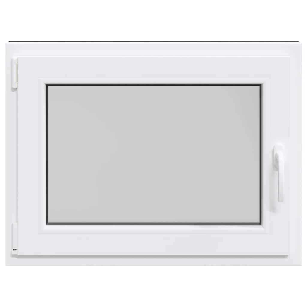 Fereastră de subsol „RISOR” 80x60 cm oscilo-batantă DIN stânga, albă GartenMobel Dekor