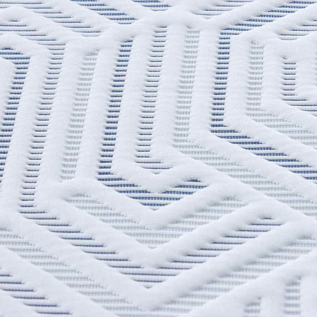 Păturile pentru saltea Alb și albastru 120 x 200 cm GartenMobel Dekor