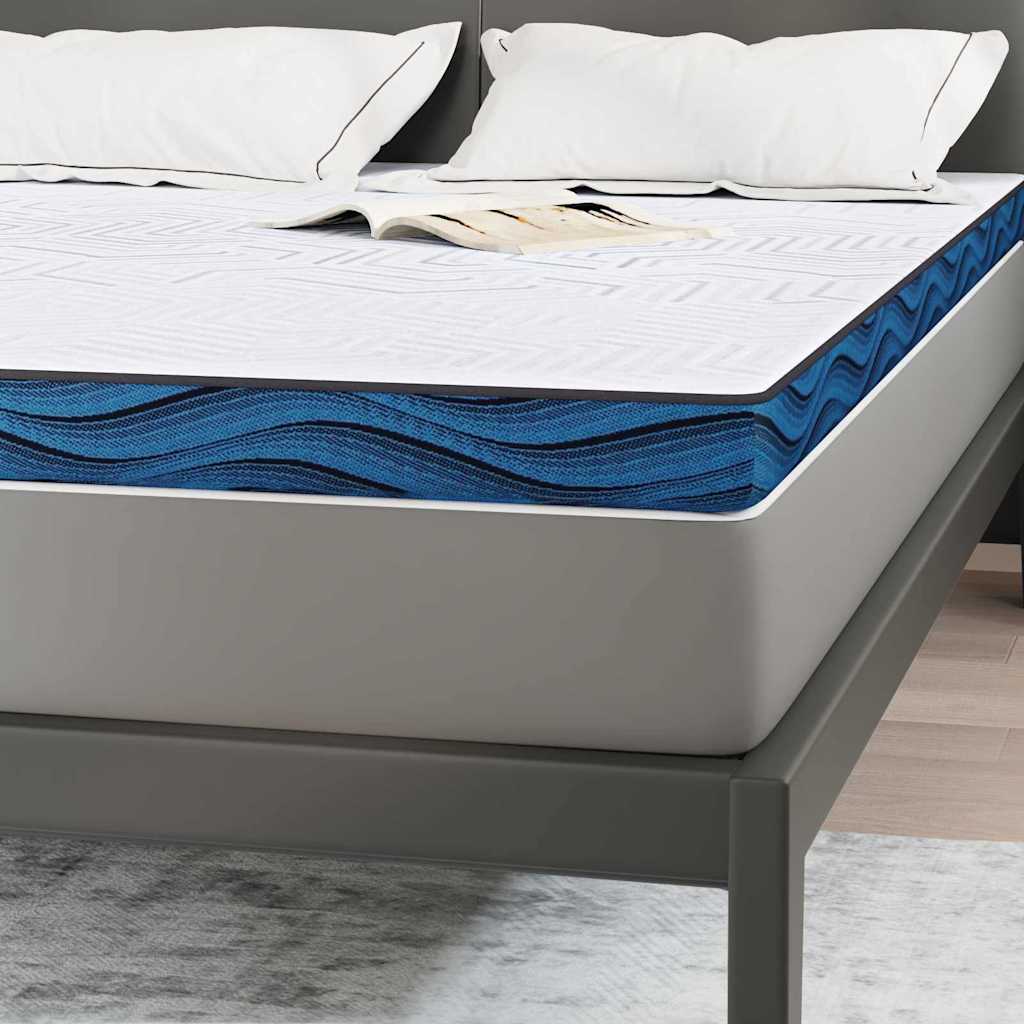 Păturile pentru saltea Alb și albastru 160 x 200 cm GartenMobel Dekor