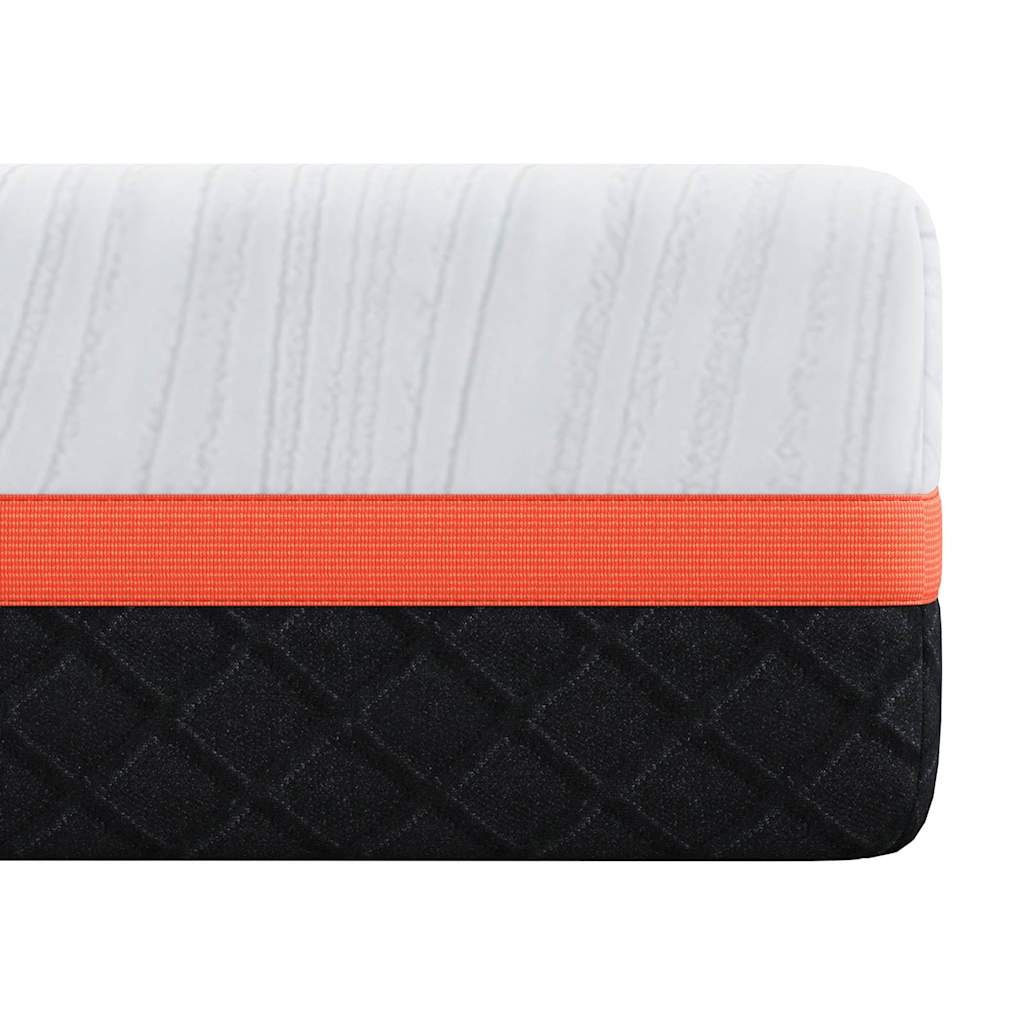 Saltea Alb și gri 160 x 200 cm Spumă cu Memorie GartenMobel Dekor