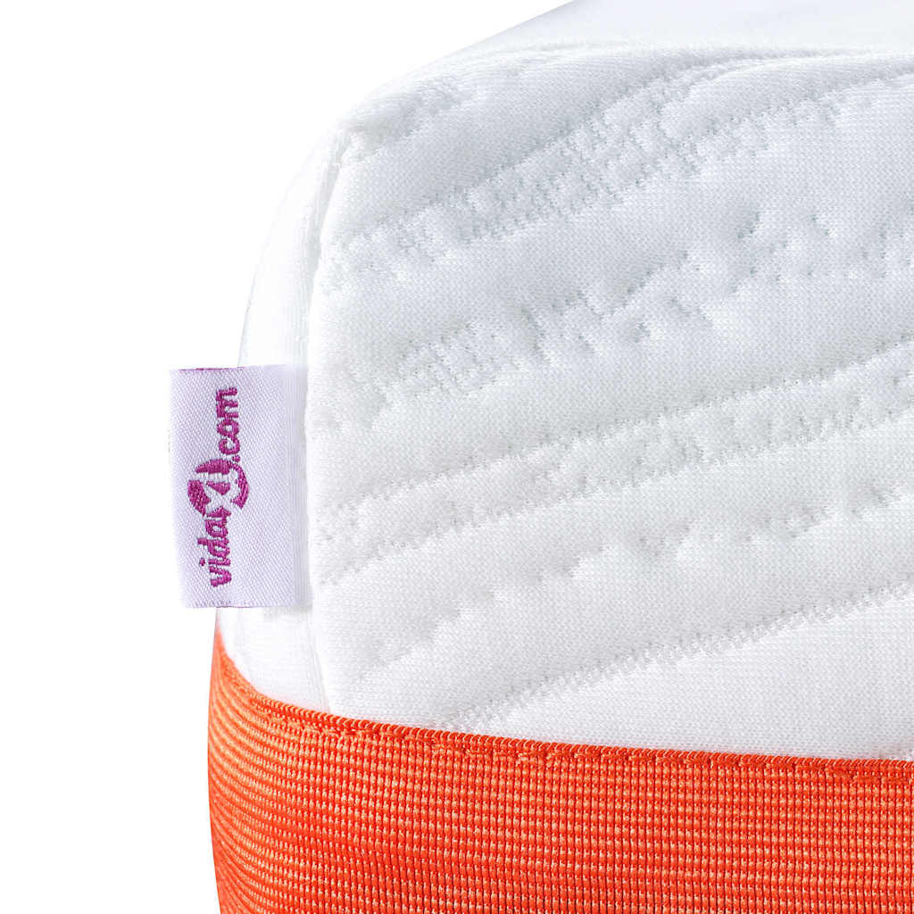 Saltea Alb și gri 90 x 190 cm Spumă cu Memorie GartenMobel Dekor