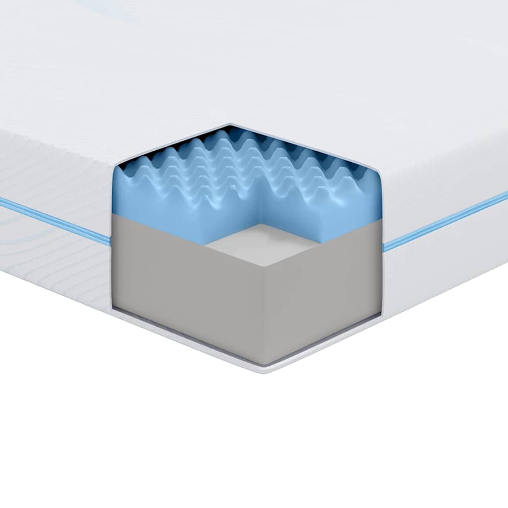 Saltea Alb 100 x 200 cm Spumă GartenMobel Dekor