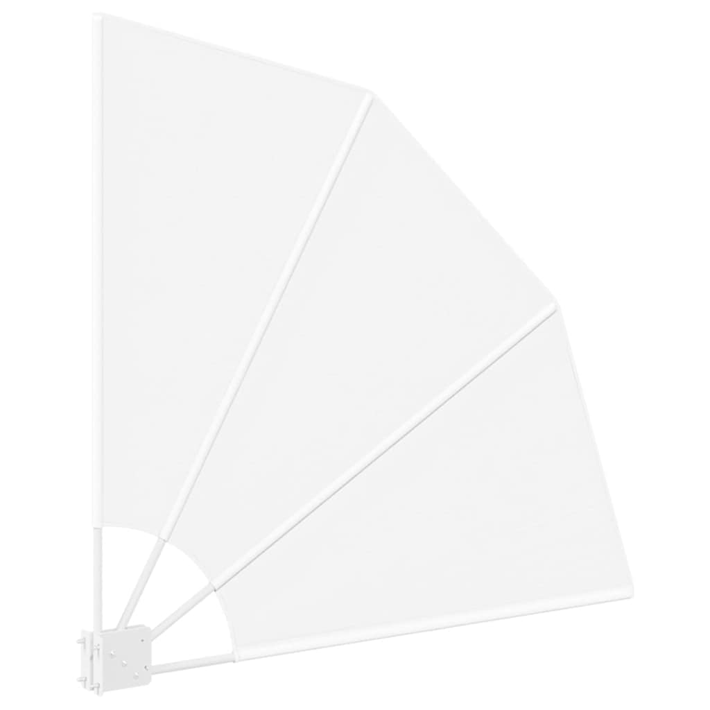 Ecran de intimitate pentru balcon Alb 115 x 115 cm țesătură GartenMobel Dekor