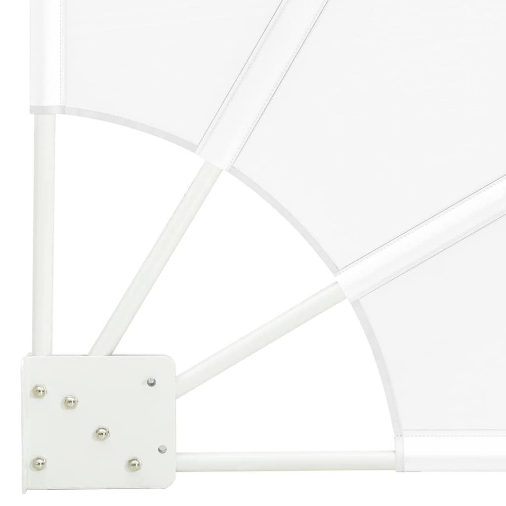 Ecran de intimitate pentru balcon Alb 115 x 115 cm țesătură GartenMobel Dekor