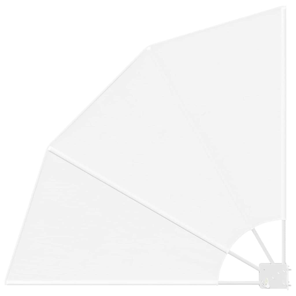 Ecran de intimitate pentru balcon Alb 115 x 115 cm țesătură GartenMobel Dekor