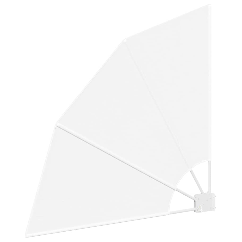 Ecran de intimitate pentru balcon Alb 115 x 115 cm țesătură GartenMobel Dekor