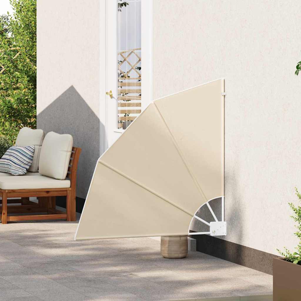 Ecran de intimitate pentru balcon Bej 115 x 115 cm țesătură GartenMobel Dekor