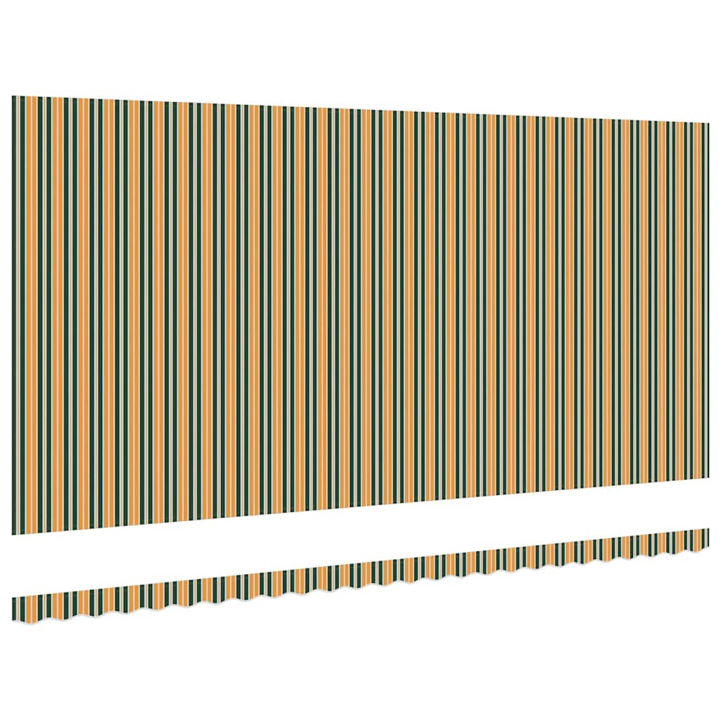 Material de înlocuire pentru copertină Verde și galben GartenMobel Dekor