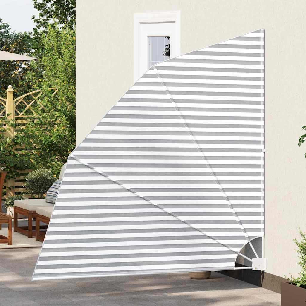 Ecran de intimitate pentru balcon Antracit și alb 210 x 210 cm GartenMobel Dekor