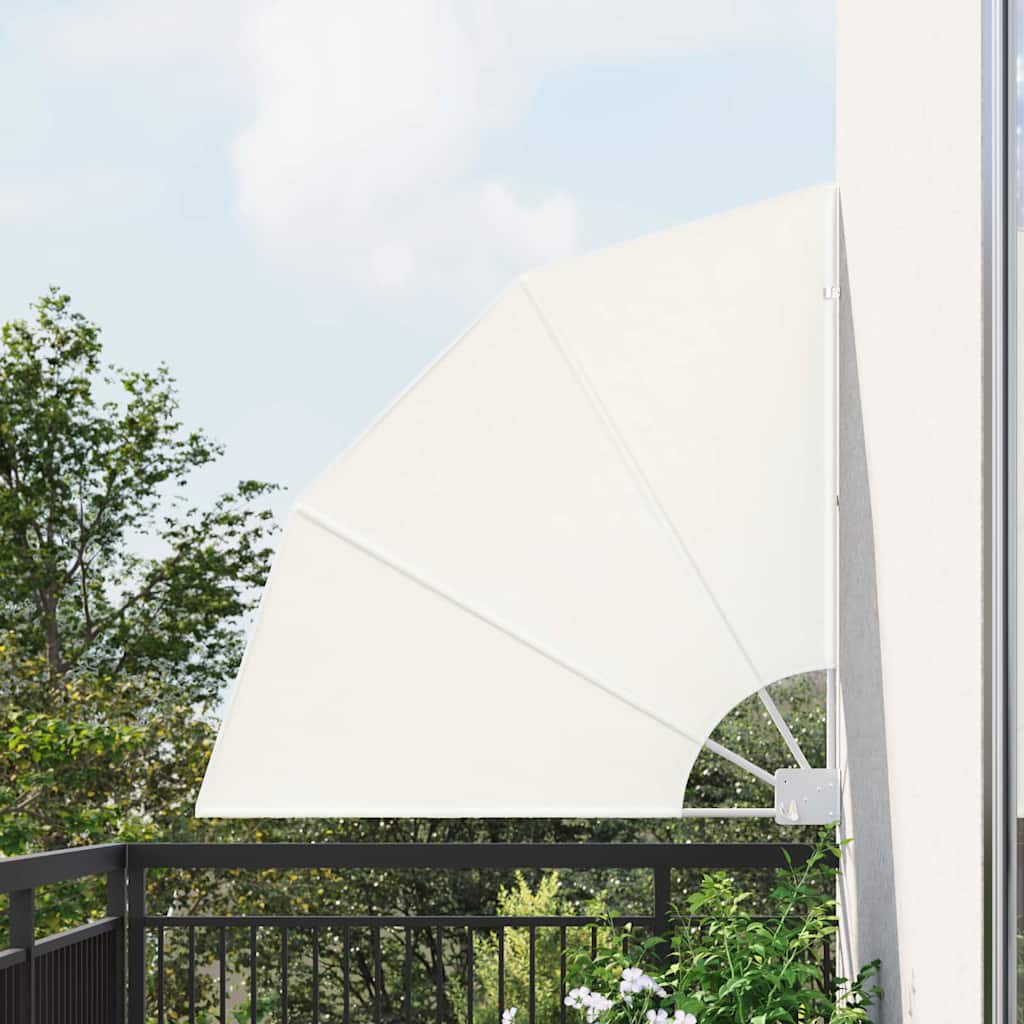 Ecran de intimitate pentru balcon Crem 115 x 115 cm țesătură GartenMobel Dekor