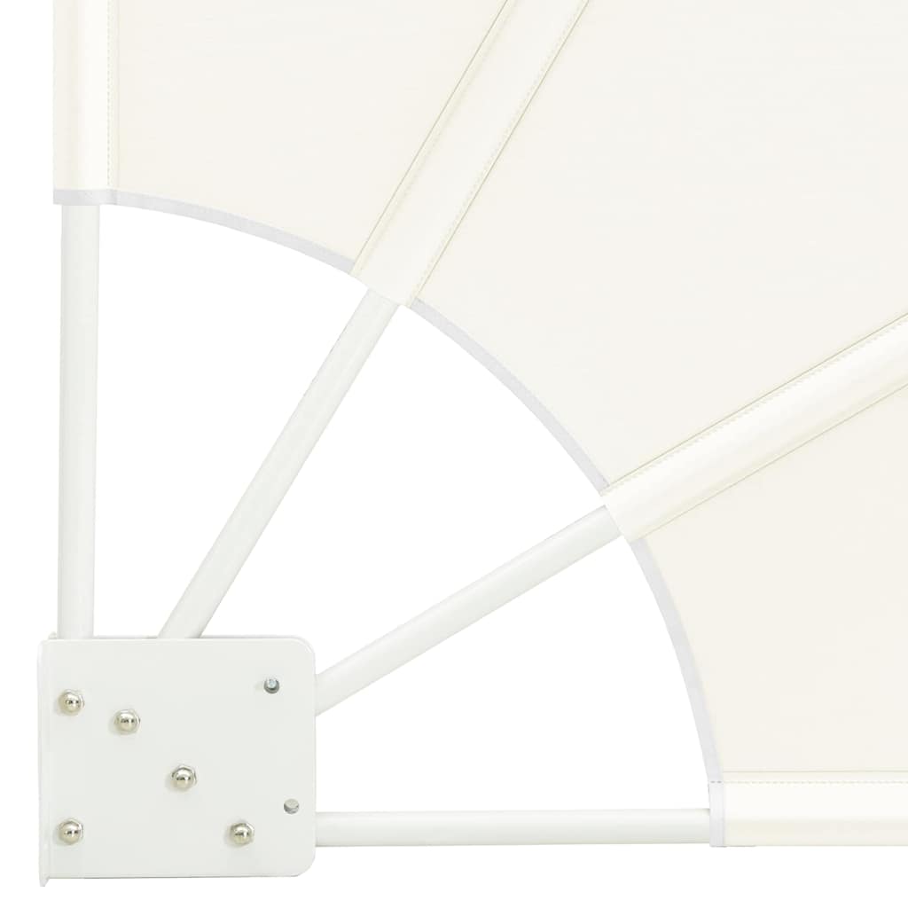 Ecran de intimitate pentru balcon Crem 115 x 115 cm țesătură GartenMobel Dekor