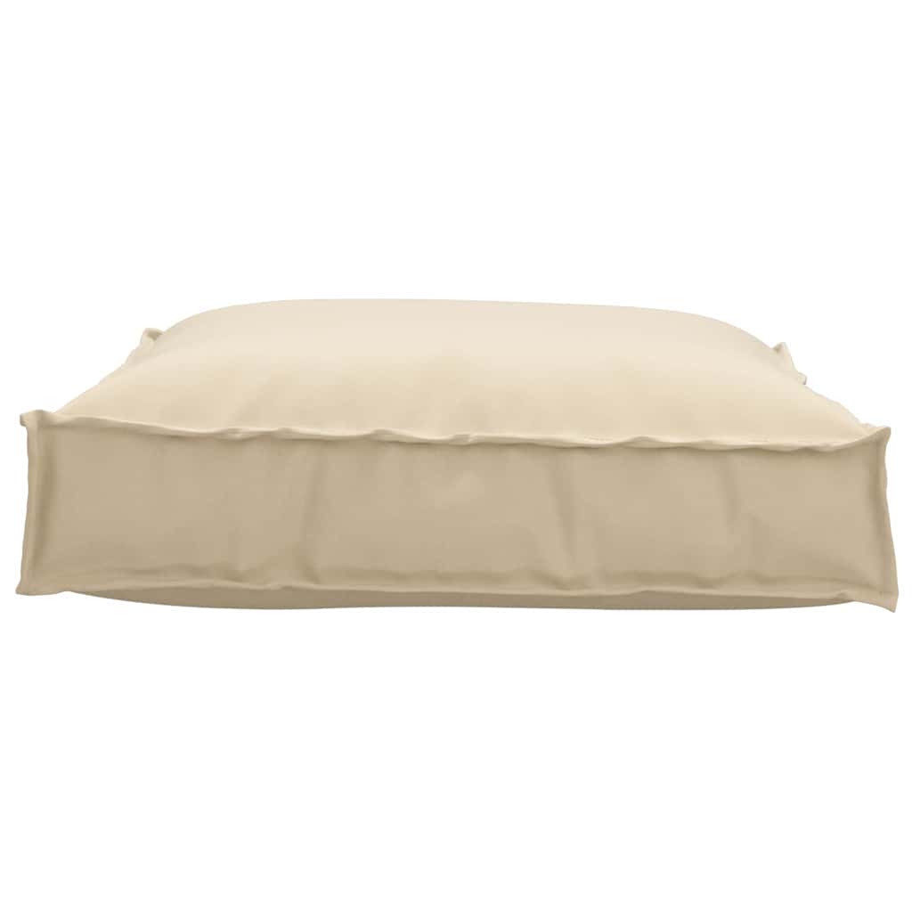 Pernă pentru șezut din paleți Bej 70 x 70 x 12 cm Tafeta Oxford GartenMobel Dekor