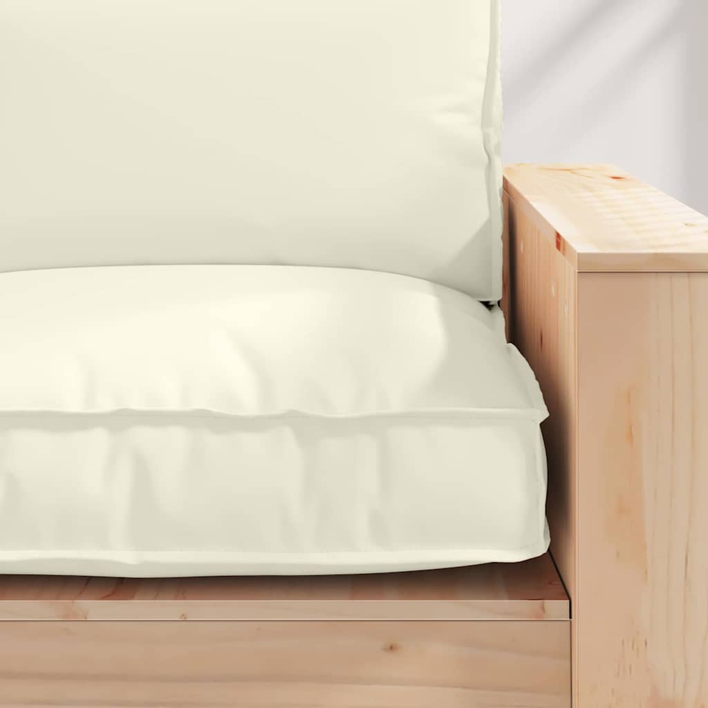 Pernă pentru șezut din paleți Crem 80 x 80 x 12 cm GartenMobel Dekor
