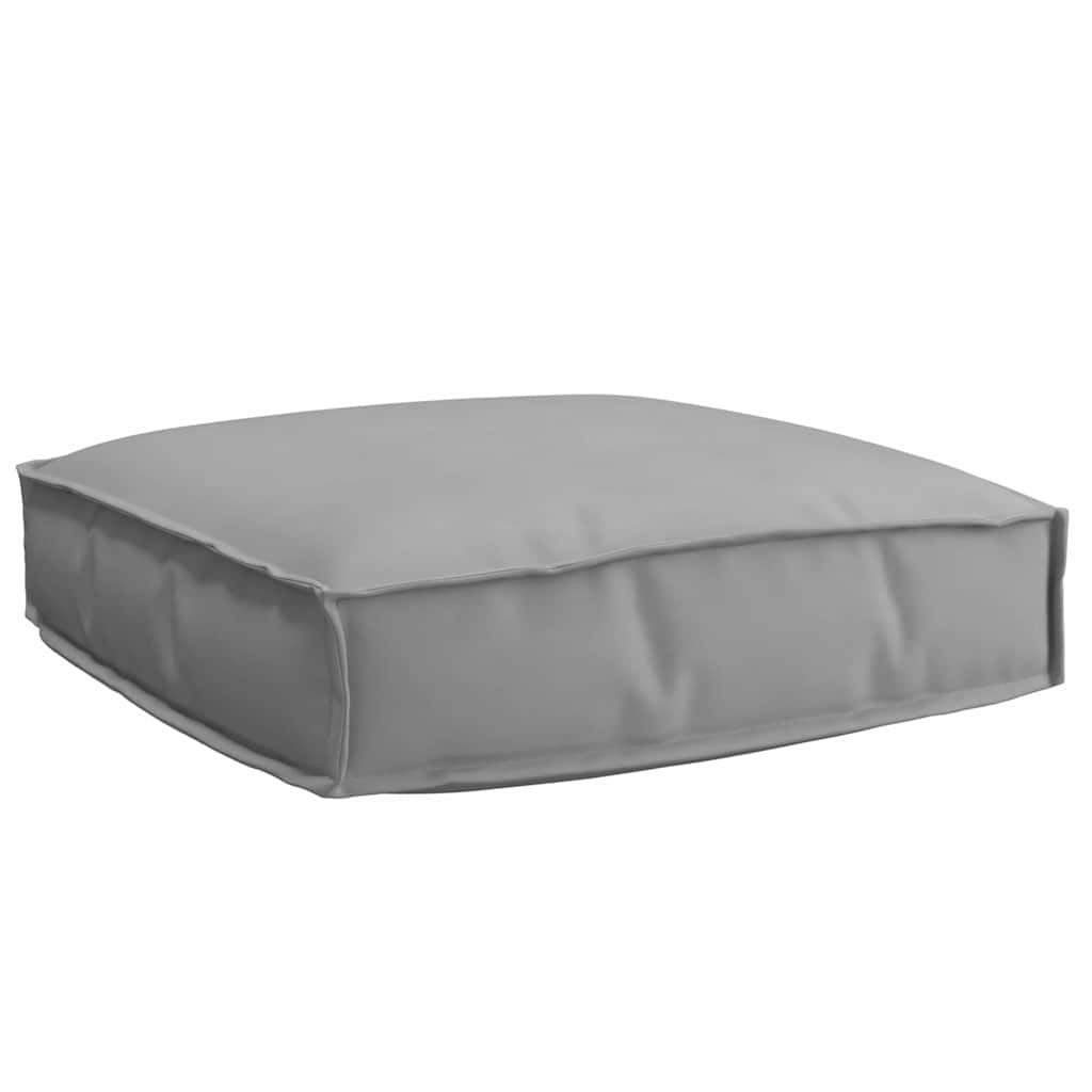 Pernă pentru șezut din paleți Gri 60 x 60 x 12 cm Tafeta Oxford GartenMobel Dekor