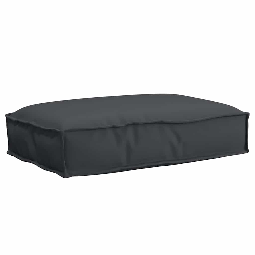 Pernă pentru șezut din paleți Negru 60 x 40 x 8 cm GartenMobel Dekor
