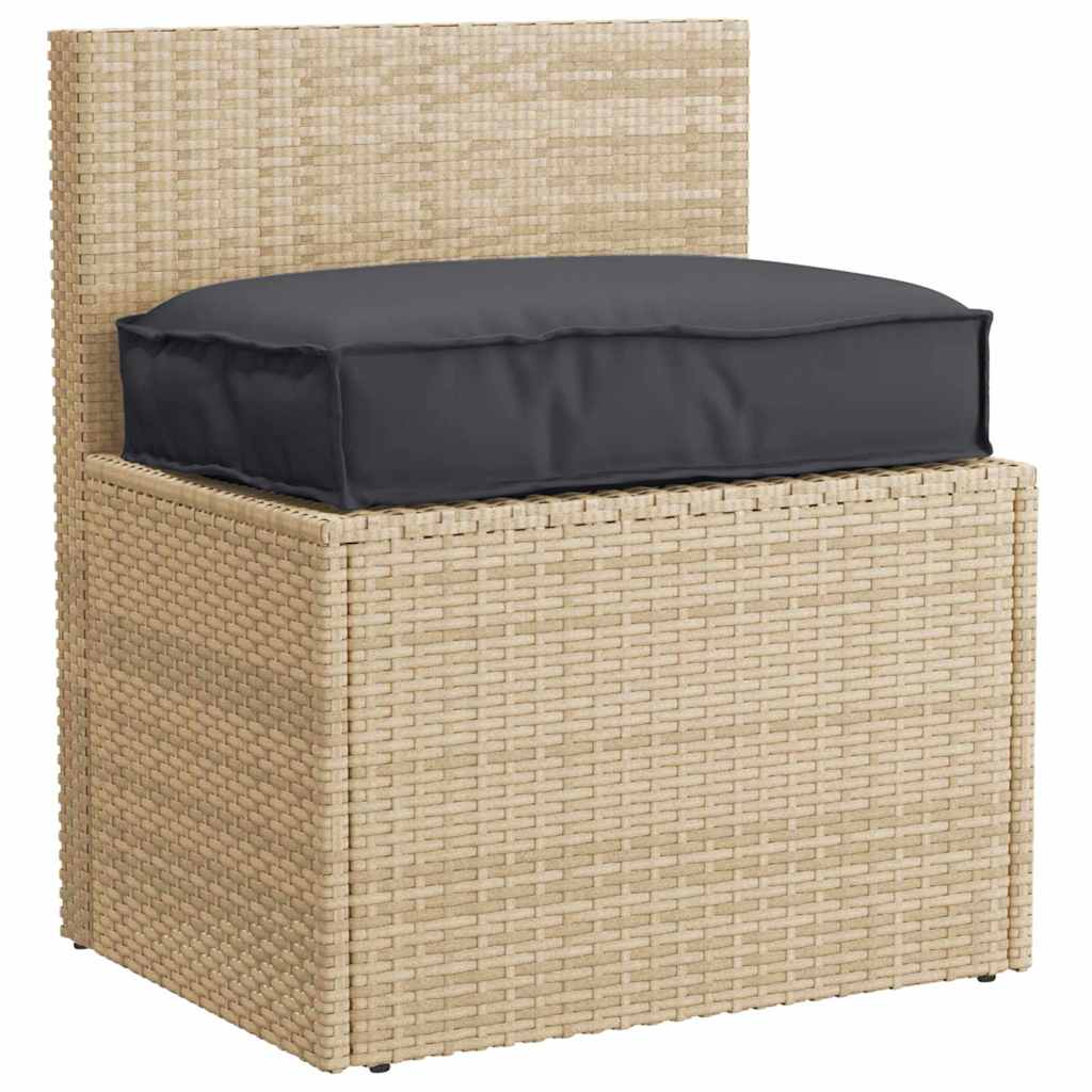 Pernă pentru șezut din paleți Negru 60 x 40 x 8 cm GartenMobel Dekor