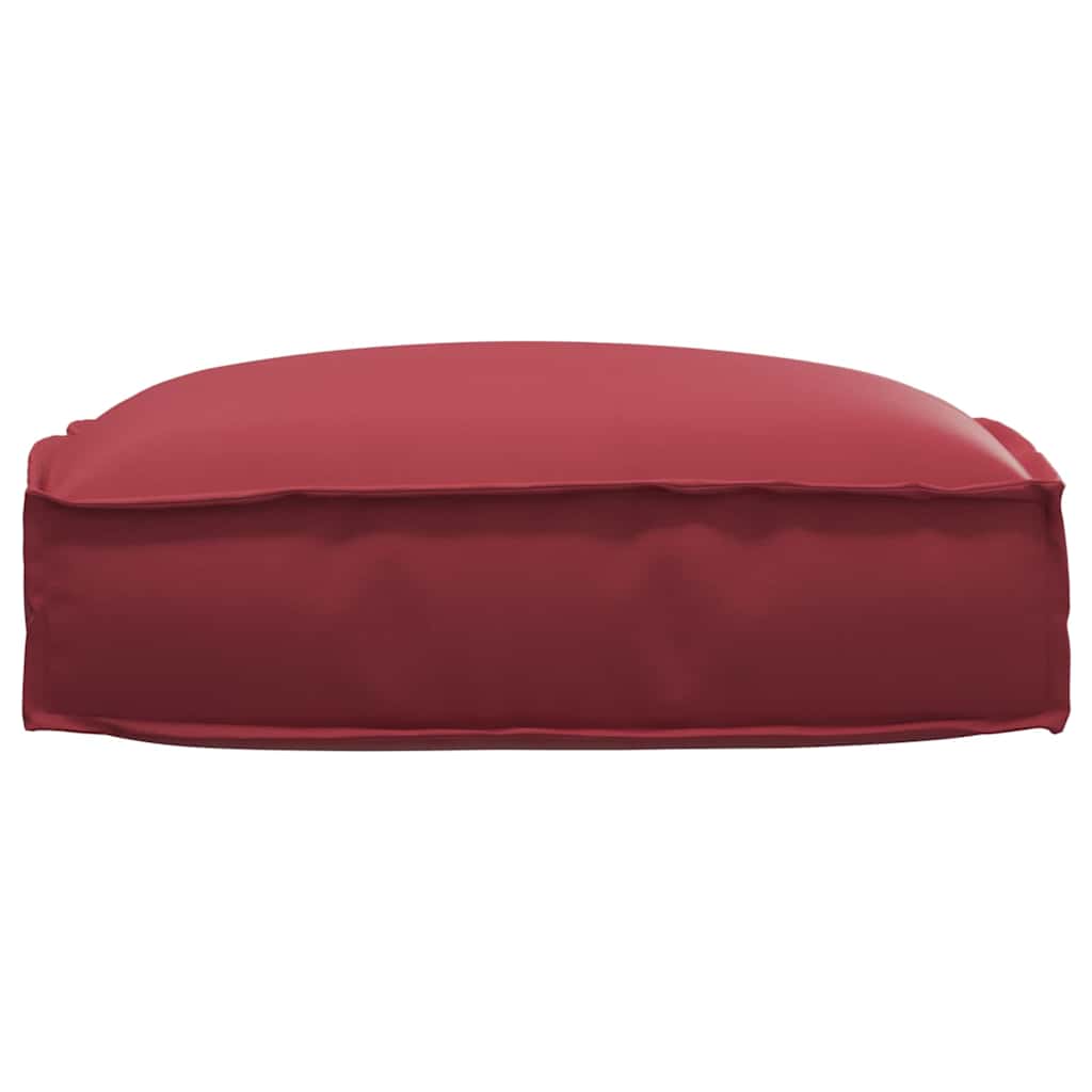 Pernă pentru șezut din paleți Roșu Vin 50 x 50 x 12 cm GartenMobel Dekor