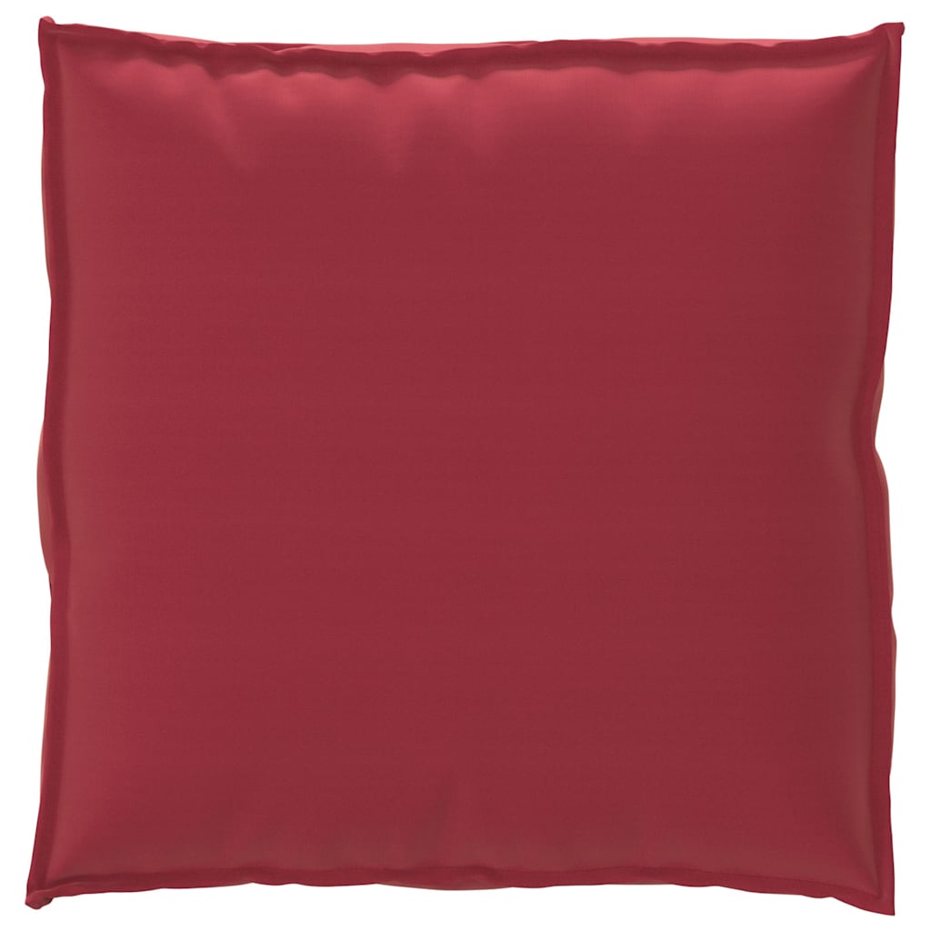 Pernă pentru șezut din paleți Roșu Vin 70 x 70 x 12 cm GartenMobel Dekor