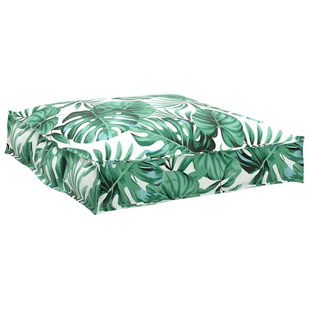 Pernă pentru șezut din paleți model frunze 70 x 70 x 12 cm GartenMobel Dekor