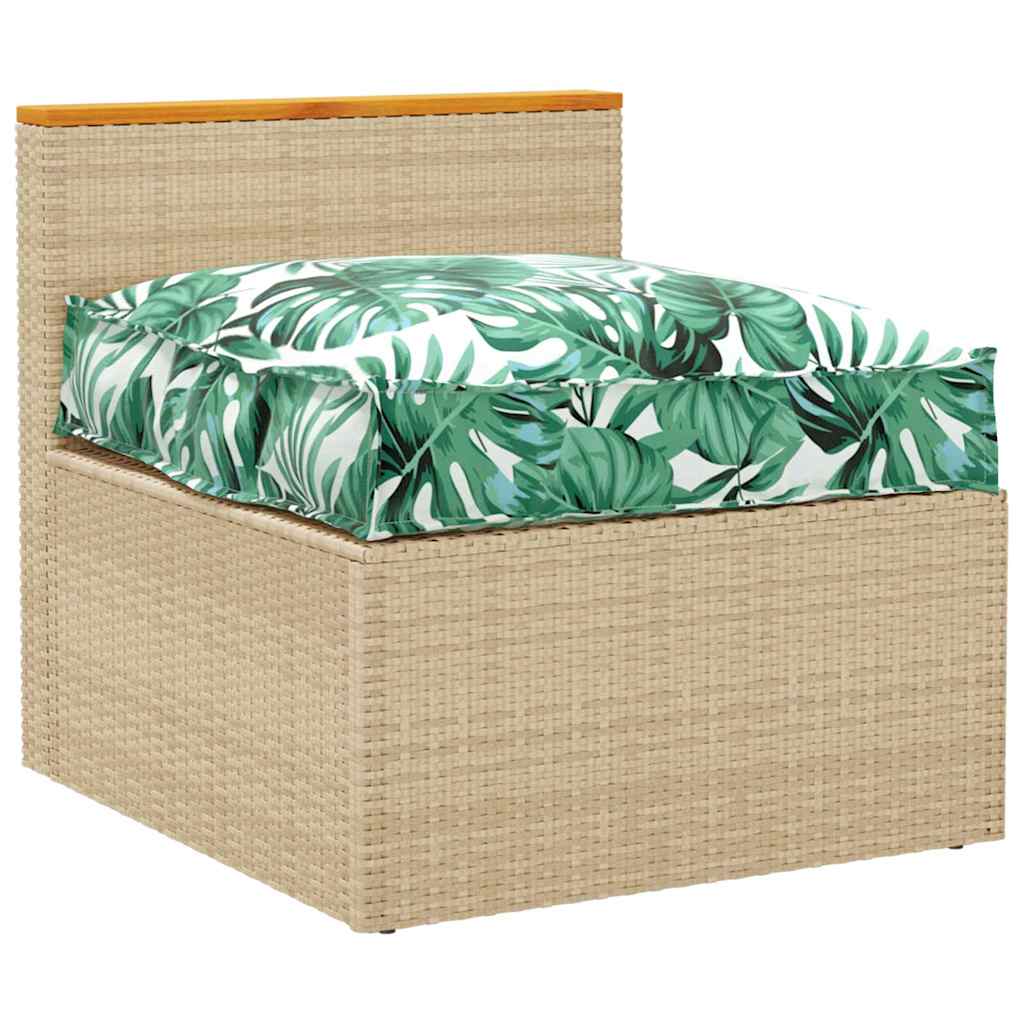 Pernă pentru șezut din paleți model frunze 70 x 70 x 12 cm GartenMobel Dekor
