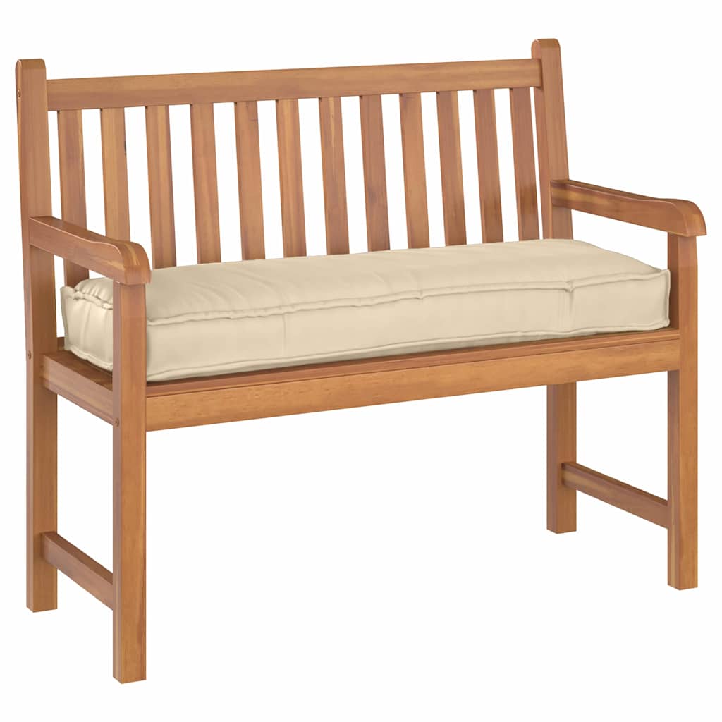Pernă pentru bancă din paleți Bej 120 x 40 x 8 cm Tafeta Oxford GartenMobel Dekor