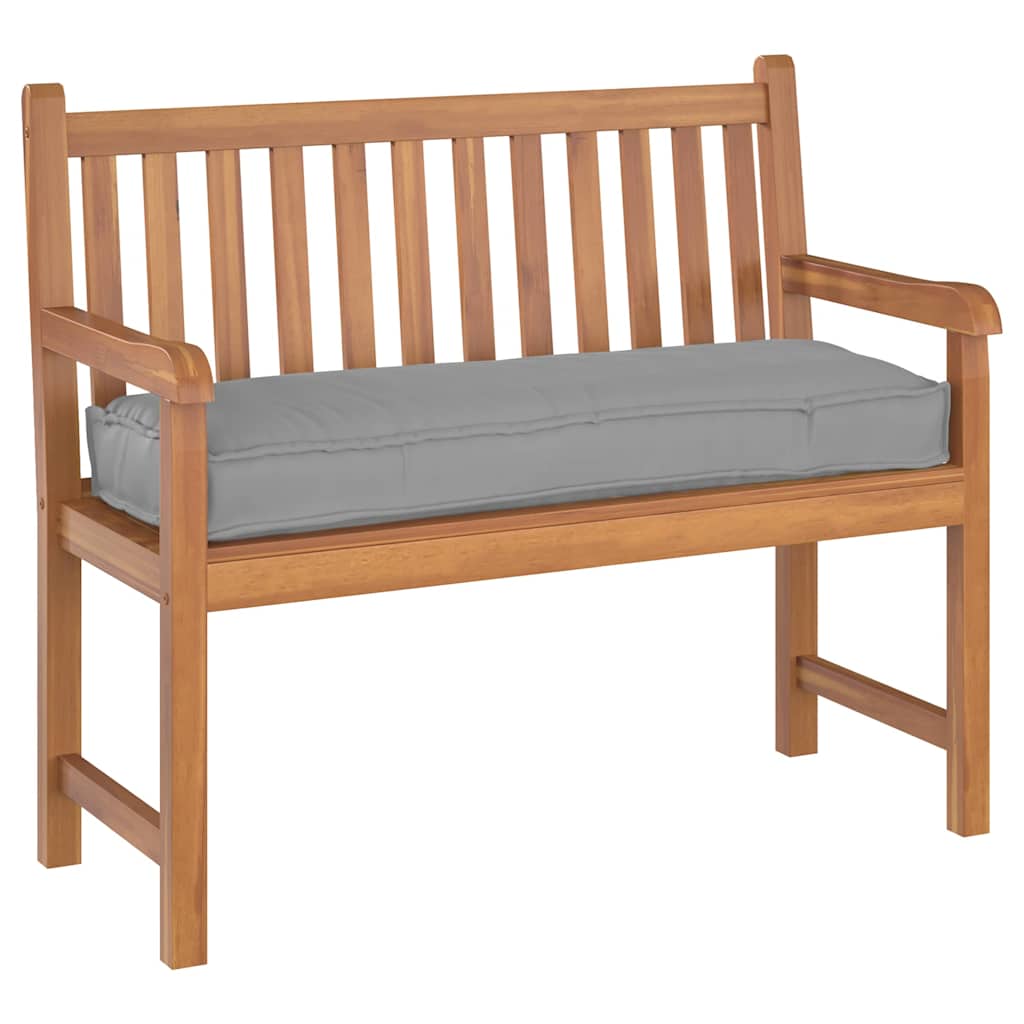 Pernă pentru bancă din paleți Gri 120 x 40 x 8 cm Tafeta Oxford GartenMobel Dekor