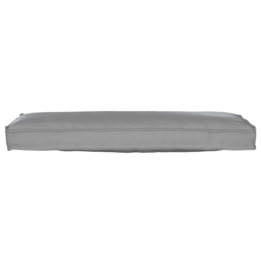 Pernă pentru bancă din paleți Gri 120 x 40 x 8 cm Tafeta Oxford GartenMobel Dekor
