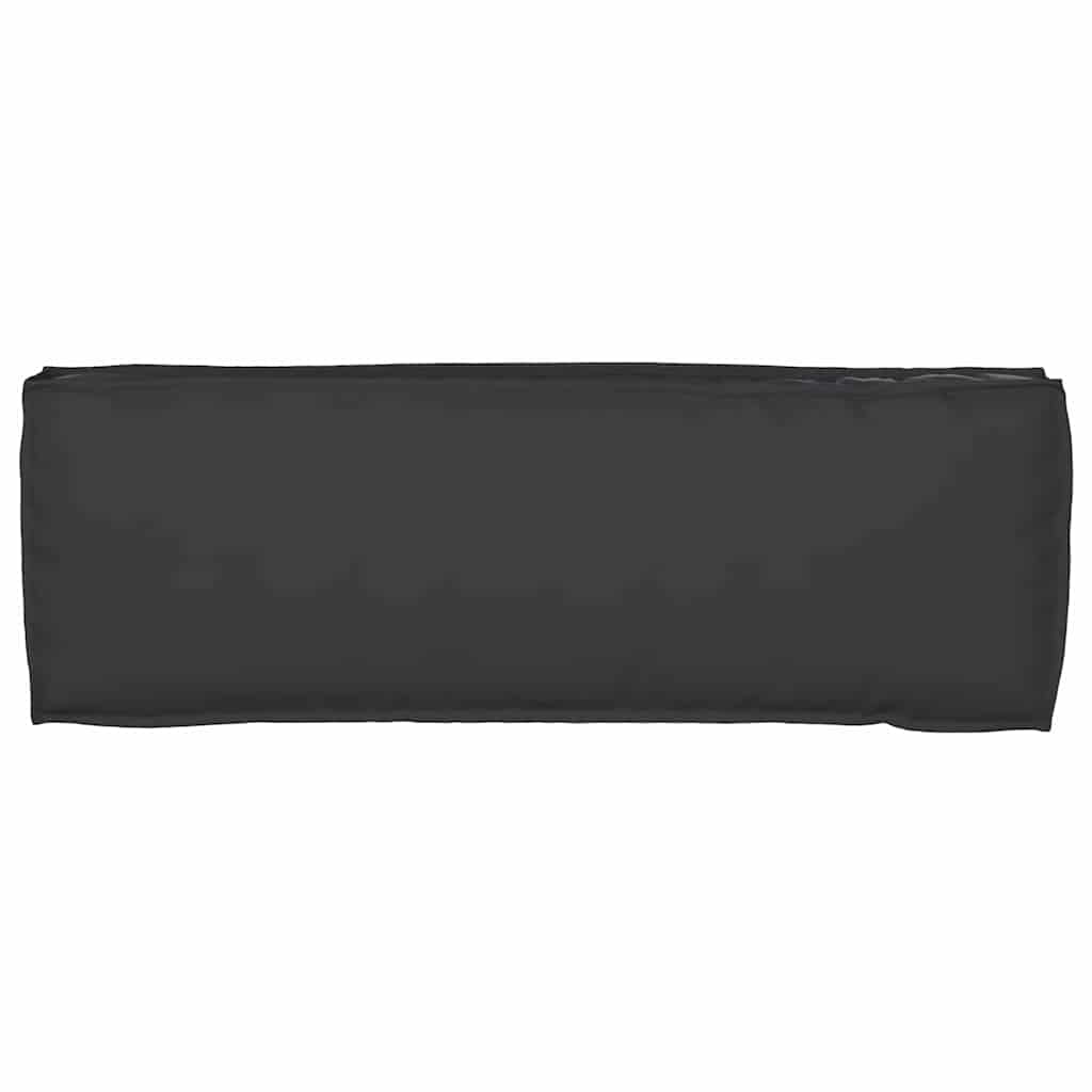 Pernă pentru bancă din paleți Negru 120 x 40 x 8 cm GartenMobel Dekor
