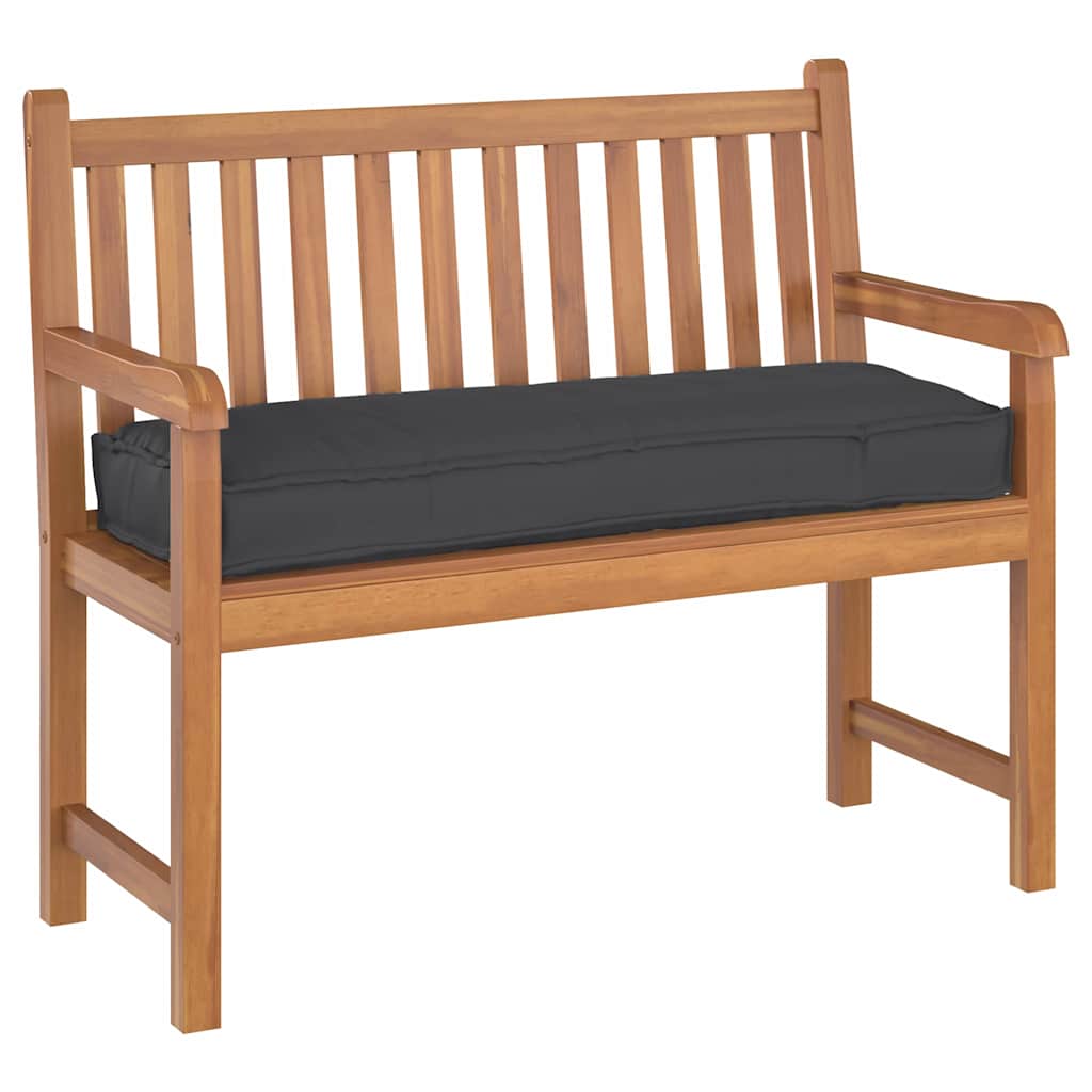 Pernă pentru bancă din paleți Negru 120 x 40 x 8 cm GartenMobel Dekor