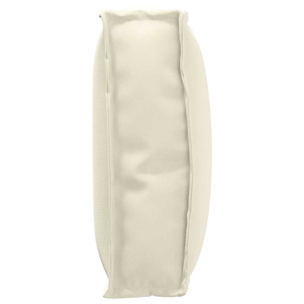 Pernă pentru spătar din paleți cu pernă Crem 60 x 40 x 12 cm GartenMobel Dekor