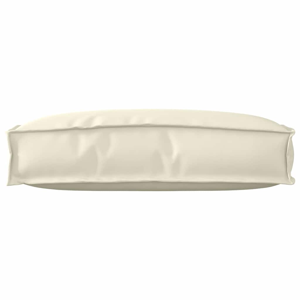 Pernă pentru spătar din paleți cu pernă Crem 60 x 40 x 12 cm GartenMobel Dekor