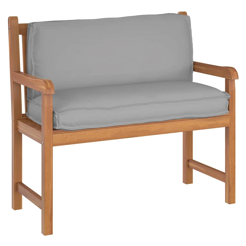 Pernă pentru spătar din paleți cu pernă Gri 120 x 40 x 12 cm GartenMobel Dekor