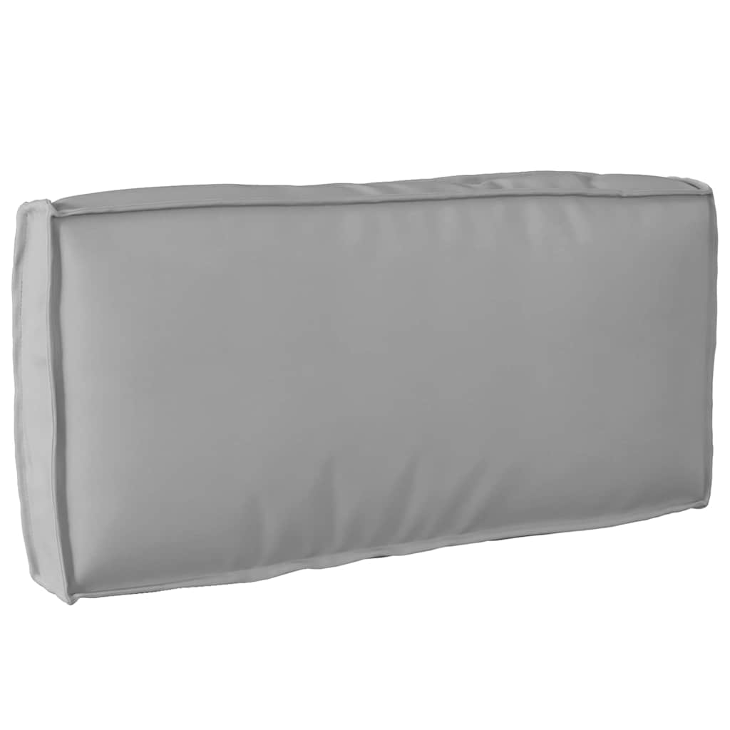 Pernă pentru spătar din paleți cu pernă Gri 80 x 40 x 12 cm GartenMobel Dekor