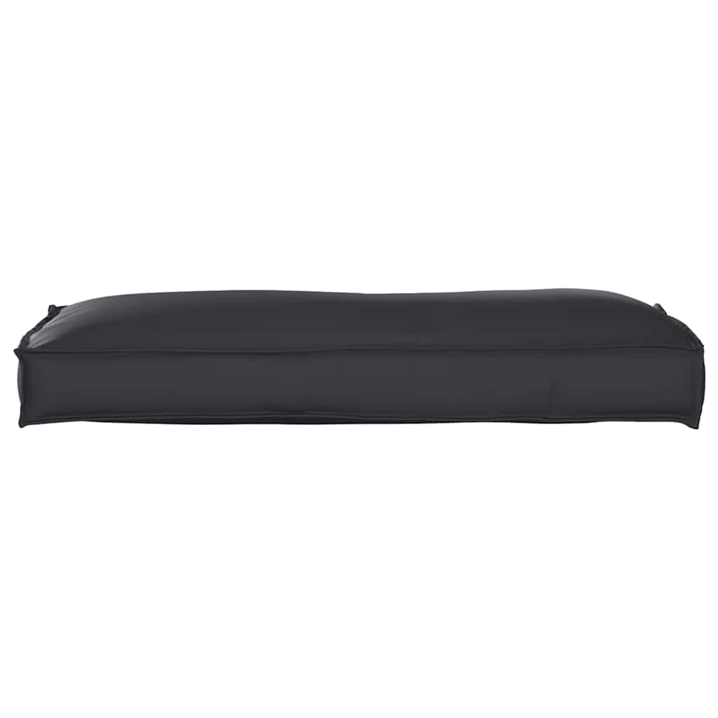Pernă pentru spătar din paleți cu pernă Negru 120 x 40 x 12 cm GartenMobel Dekor