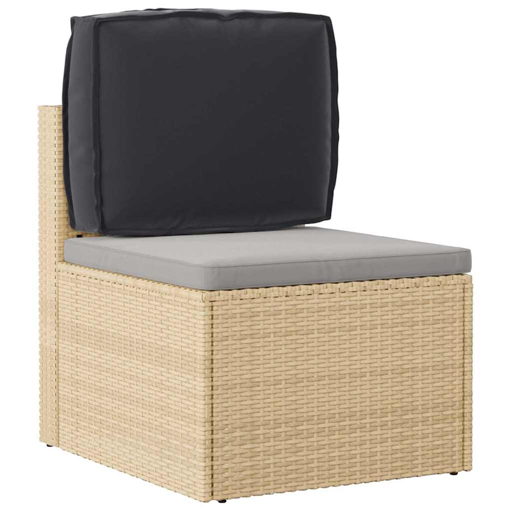 Pernă pentru spătar din paleți cu pernă Negru 50 x 40 x 12 cm GartenMobel Dekor