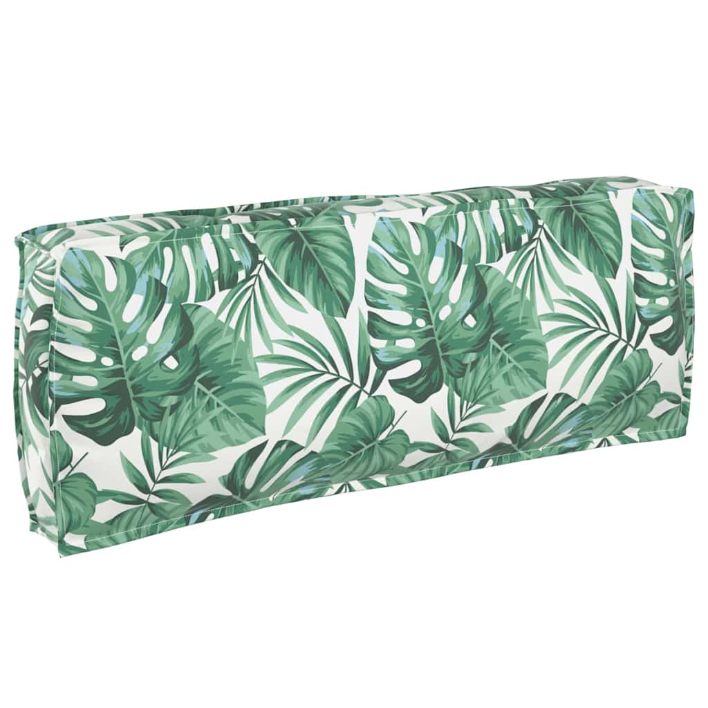 Pernă pentru spătar din paleți model frunze 120 x 40 x 12 cm GartenMobel Dekor