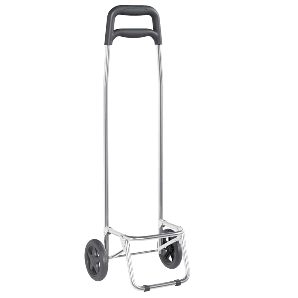 Carucior de cumpărături Gri 35 x 28 x 92 cm Tafeta Oxford GartenMobel Dekor