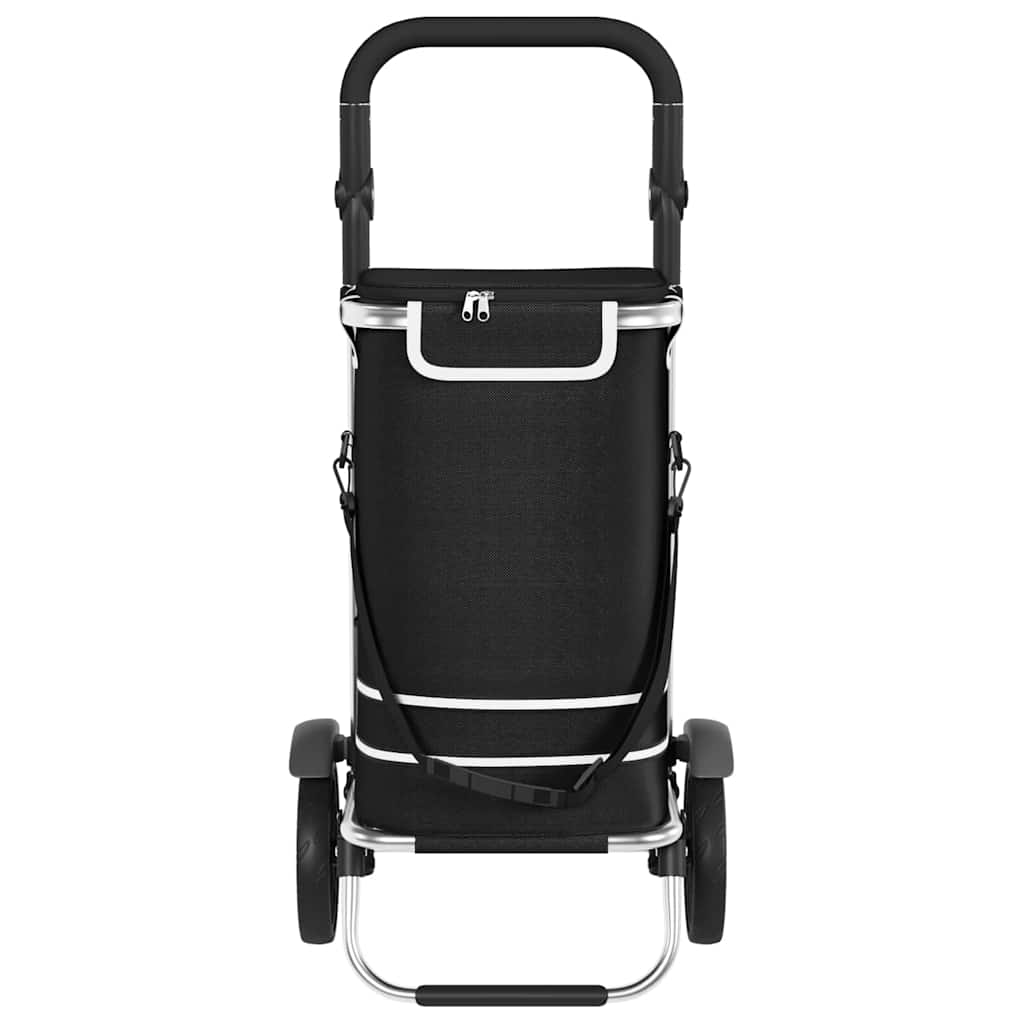 Carucior de cumpărături Manual Negru 36.5 x 46.5 x 100.5 cm GartenMobel Dekor