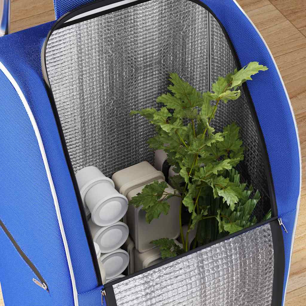 Carucior de cumpărături Manual albastru 39,5 x 33 x 93 cm GartenMobel Dekor