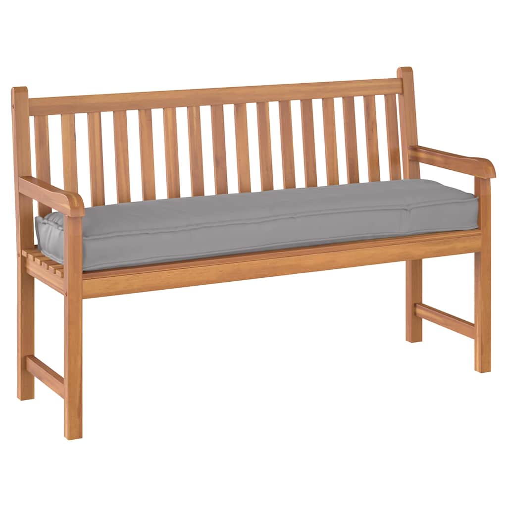 Pernă pentru bancă din paleți Gri 150 x 40 x 8 cm Tafeta Oxford GartenMobel Dekor