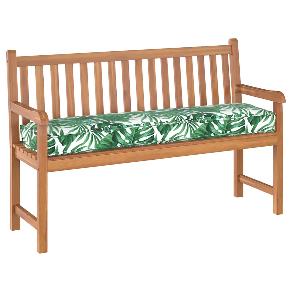 Pernă pentru bancă din paleți model frunze 150 x 40 x 8 cm GartenMobel Dekor