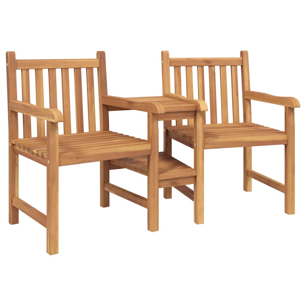 Scaune Exterioare Maro 152 x 63 x 89 cm Lemn masiv de tec GartenMobel Dekor